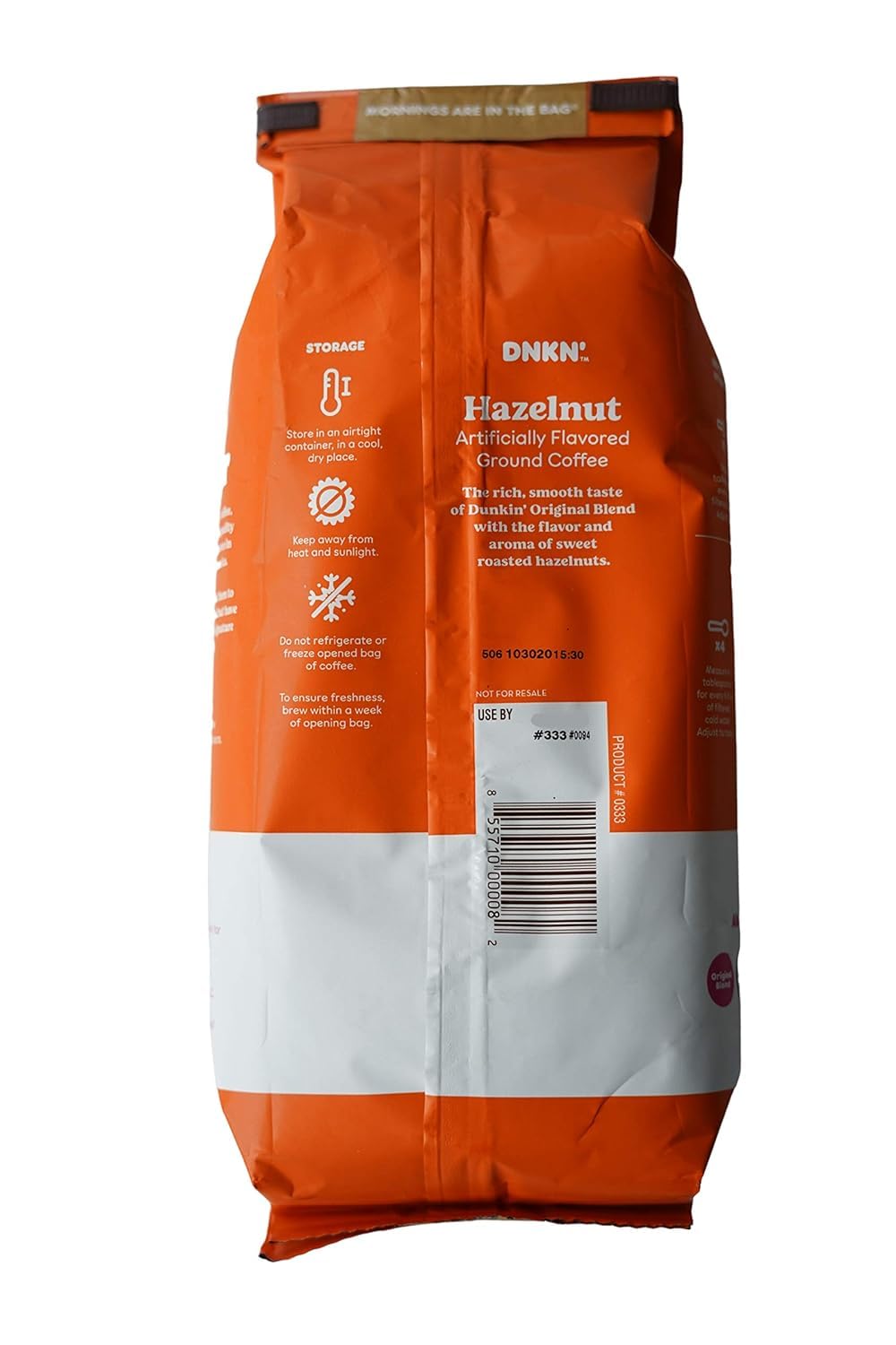 eRaiyan Hazelnut Ground Bean Coffee, Medium Roast, 100% Arabica, 3LB - 48 Ounce (1lb Pack of 3)