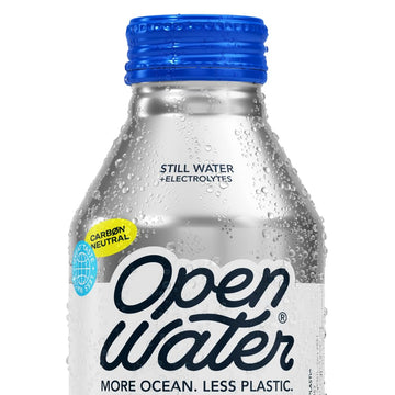 Open Water Still Bottled Water With Electrolytes In 16-Oz Aluminum Bottles (1 Cases, 12 Bottles - Still) | Bpa-Free And Eco Frie