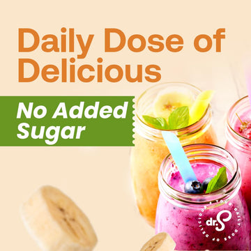 Dr. Smoothie 100% Crushed Banana - No Added Sugar, Made With Real Fruits/Fruit Juice - Vegan, No Artificial Colors Or Flavors -