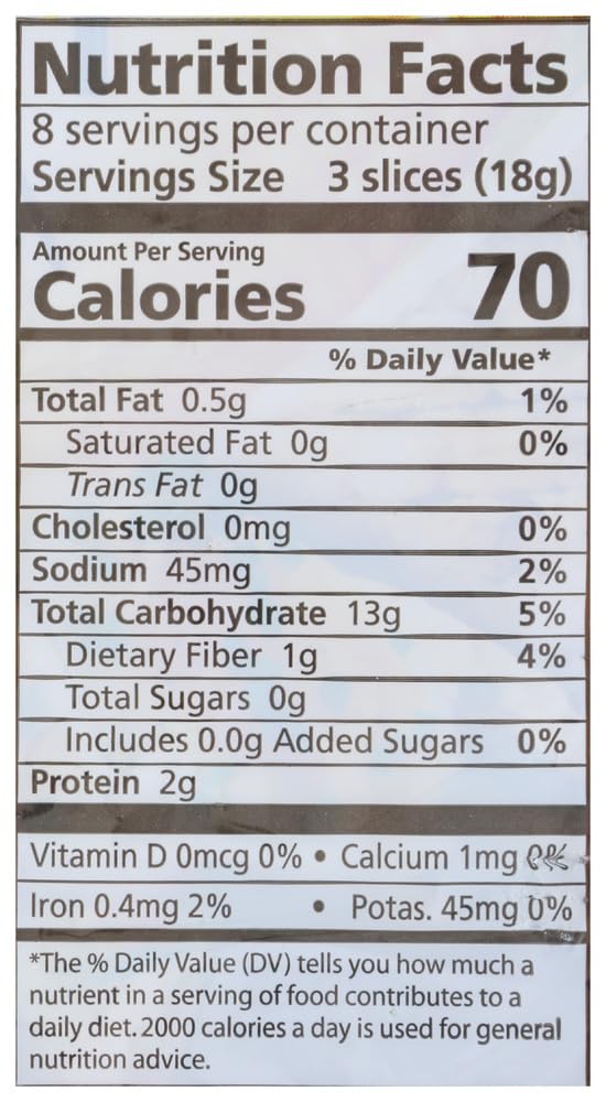 Real Foods Organic Corn Thins, Multigrain Flavor, Gluten Free, 5.3-Ounce Bag (Pack of 12)