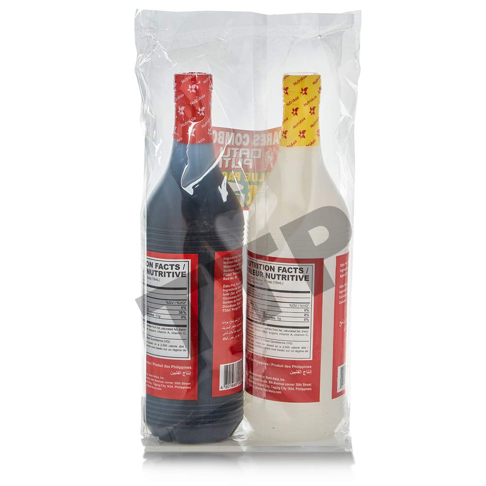 Datu Puti Vinegar And Soy Sauce Value Pack - 1 Liter Bottle Of Each