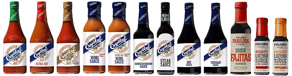 Crystal Louisiana's Hickory Liquid Smoke & BBQ Marinade, 4 Ounce, Slow Roasted Hickory Flavor Indoors and Out