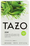 Tazo Zen Filterbag Tea ,20 Count (Pack Of 4 )