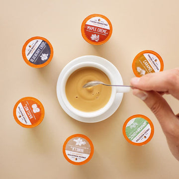 Fresh Roasted Coffee, The Great Eight, Flavored Coffee Pod Variety Pack, K-Cup Compatible, 48 Count