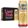 Liquid Death, Grave Fruit Sparkling Water, 8-Pack (King Size 19.2Oz Cans), Grapefruit Flavored Sparkling Beverage Sweetened With