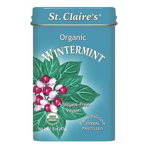 Organic Wintermint Mints St.Claires Organics 1.5 Oz (43G) Tin
