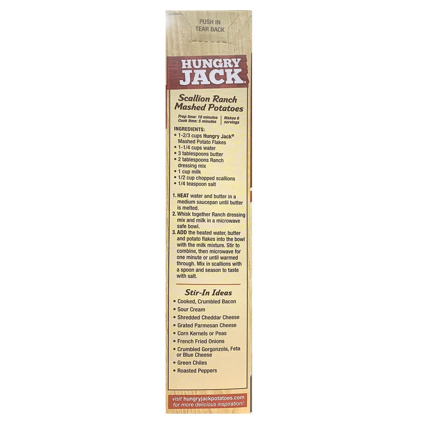 Hungry Jack Potato Hungry Jack Mashed Potatoes, 15.3-Ounce (Pack of 6)