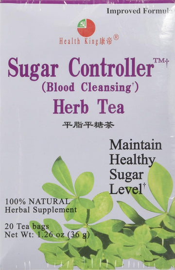 Health King Medicinal Tea Sugar Controller 2 Pack