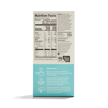 365 By Whole Foods Market, Macaroni And Cheese White Cheddar Shells Organic, 6 Ounce