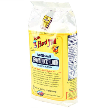 Bob's Red Mill Gluten Free Brown Rice Flour, 24 Ounce (Pack of 4)