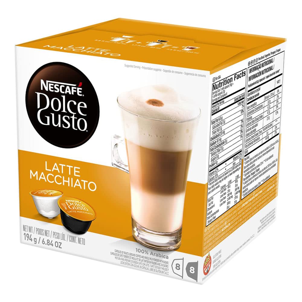 Nescafe Dolce Gusto Latte Macchiato Units 16 Count