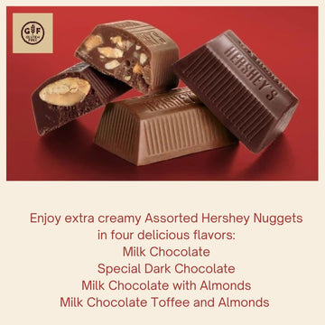 Assorted Chocolate Nuggets, 2 Lbs., Bulk, Foil Wrapped, Perfect For Weddings, Anniversaries, Showers, Corporate Events, Candy Bowls & Buffets, Gifts & More!