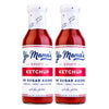 Yo Mama's Foods Keto Spicy Ketchup - Pack of (2) - No Sugar Added, Low Carb, Vegan, Gluten Free, Paleo Friendly, and Made with W