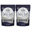 Le Marinier French Sea Salt Fine Ground Sea Salt, 1.1lb - 18oz, Pack of 2. Mineral Rich Unrefined French Sea Salt 100% Natural,