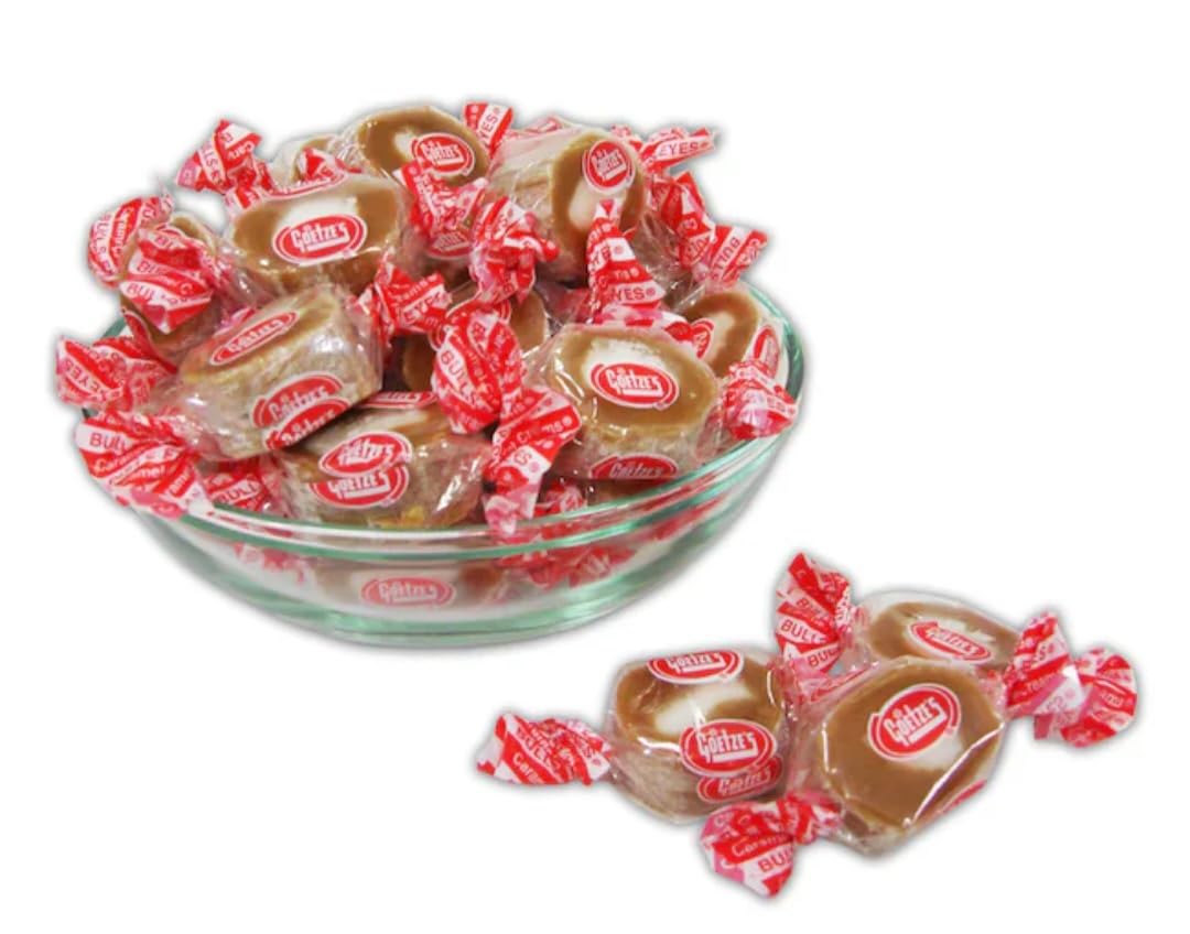 Original Pumpkin Spice Caramel - Made With Real Milk And Cream - Goetze Candy Individually Wrapped Pack Of 2 | Joy Bringers Mint