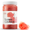 Fusion Select Sushi Ginger - Natural Sliced Gari, Pickled Ginger For Sushi - No Msg, Non-Gmo - Spicy, Sour, Sweet & Salty Taste Notes - Side Dish For Sashimi, Sushi Ingredients - 12Oz (Pink, 1Pk)