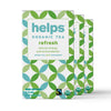 HELPS TEAS | Helps Refresh | Organic Green Tea with Spearmint. Natural Energy, Antioxidant, Slimming And Thermogenic Herbal Tea|
