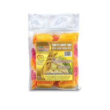 Aling Conching Polvoron, Pinipig, 10 Pieces, 6 oz (170g), 3-Pack - Delicious Filipino Treat, Perfect for Sharing or Gifting