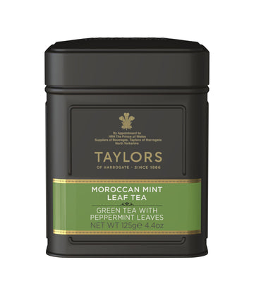 Taylors Of Harrogate Moroccan Mint Green Tea Loose Leaf, 4.41 Ounce Tin
