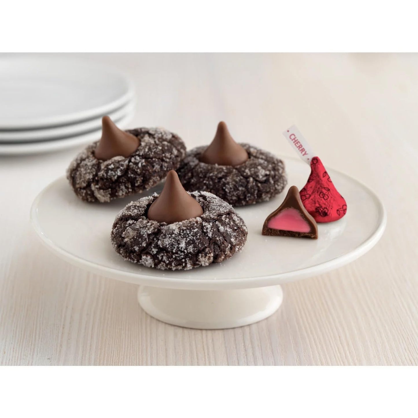 Buha Sweets Cherry Cordial Milk Chocolate Candies, 2lb Bag, Individually Wrapped, Red, Perfect for Holidays and Gifts