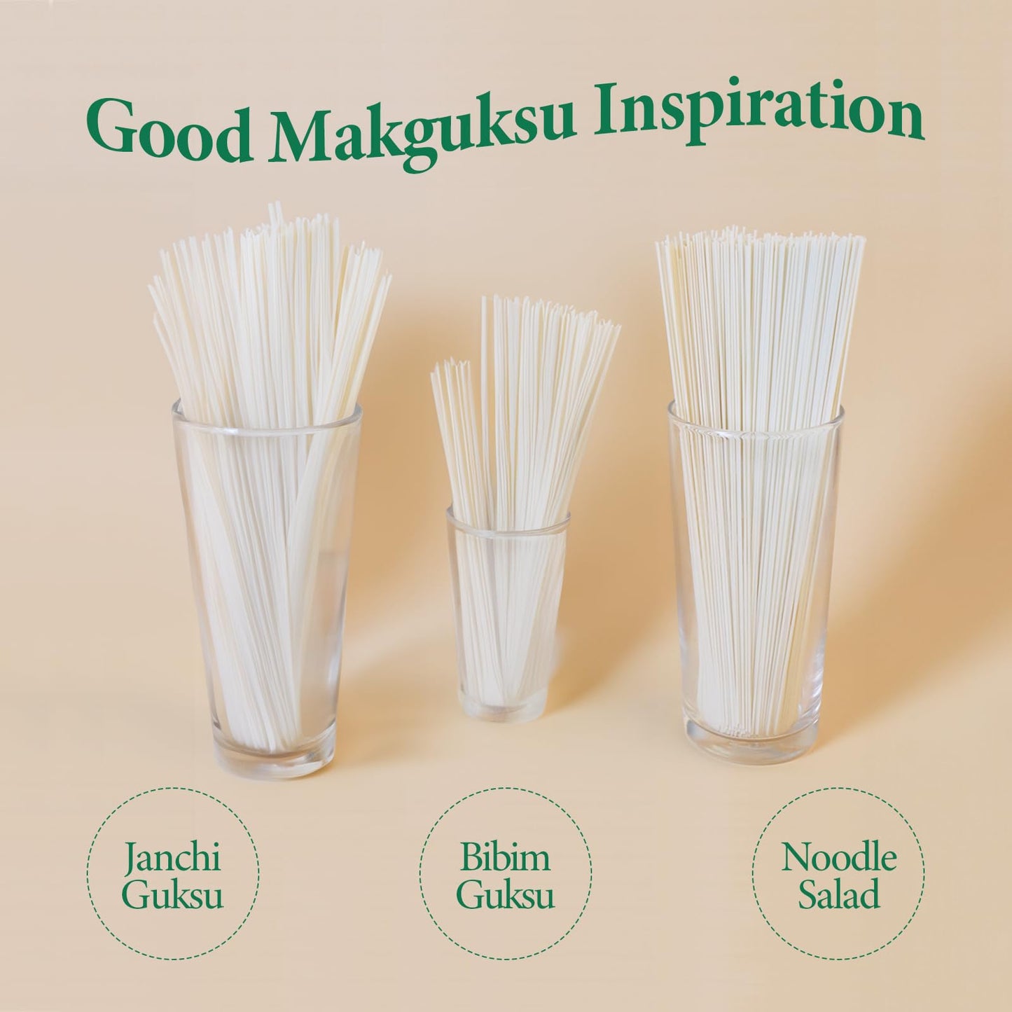 Wang Korean Dried Noodles, Silky Thin Wheat Noodles, Janchi Guksu, Bibim Guksu, 63.49 Oz