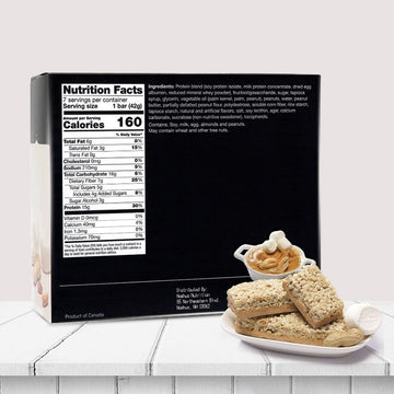 Proti-Thin Fluffy Nutter Protein Bar - 15g Protein, Low Carb, High Fiber, KETO Friendly, Gluten Free, 6 Count (Pack of 7)