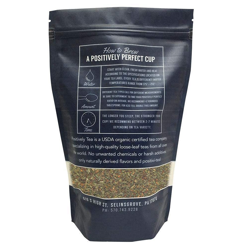 Organic Positively Tea Company, Herbal Detox, Herbal Tea, Loose Leaf, 16 Ounce