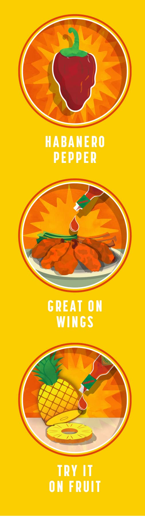 Tabasco Brand Habanero Pepper Sauce, 5 Oz (Pack Of 12)