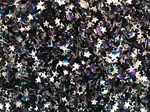 Sprinkle Deco Galaxy Stars Metallic Edible Shimmer Glitter for Cakes and Cupcakes, 0.15 oz Jar