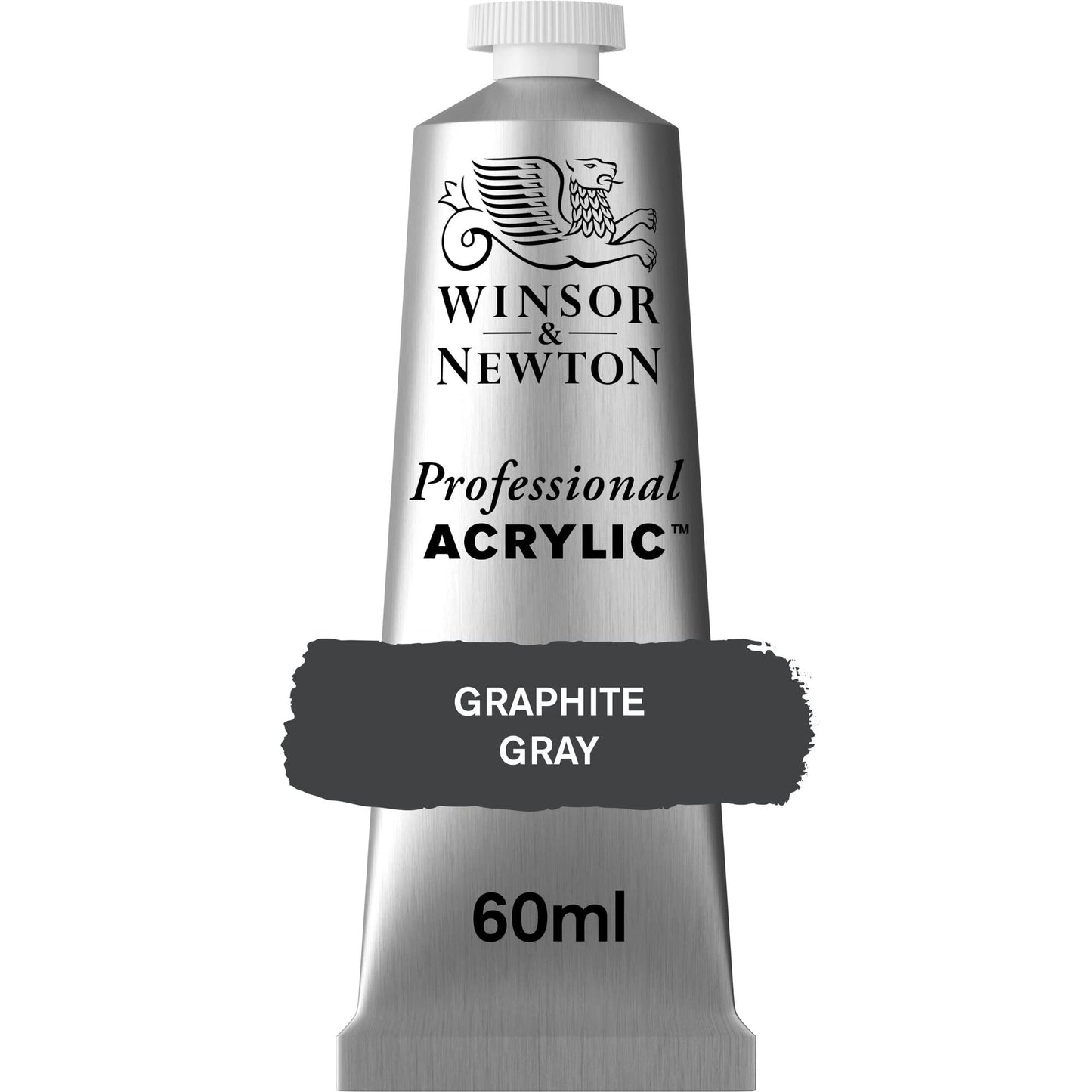 Winsor  Newton Professional Acrylic Color, 60Ml (20Oz) Tube, Graphite Grey
