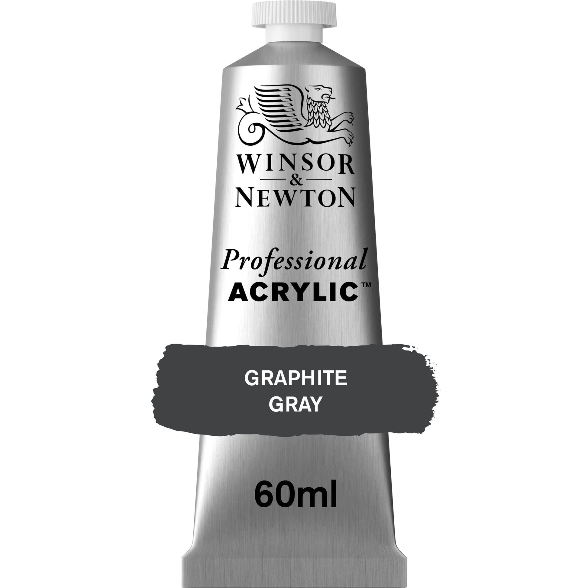 Winsor  Newton Professional Acrylic Color, 60Ml (20Oz) Tube, Graphite Grey