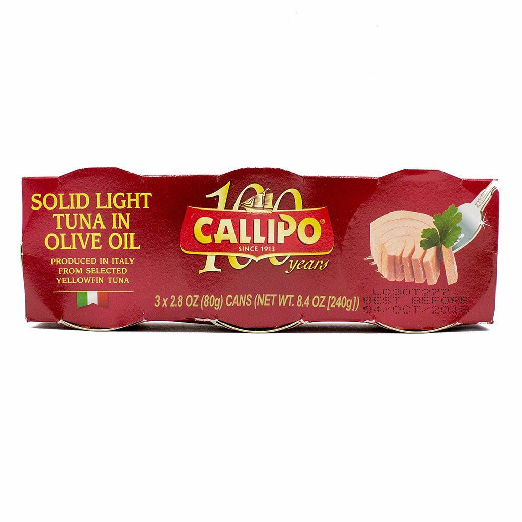 Calipo Tuna (Dolphin Safe) In Olive Oil - 3-2,8Oz Cans