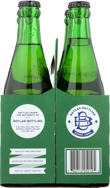 Boylan Pure Cane Sugar Soda, Ginger Ale, 12 Fl Oz Glass Bottles, Pack of 12