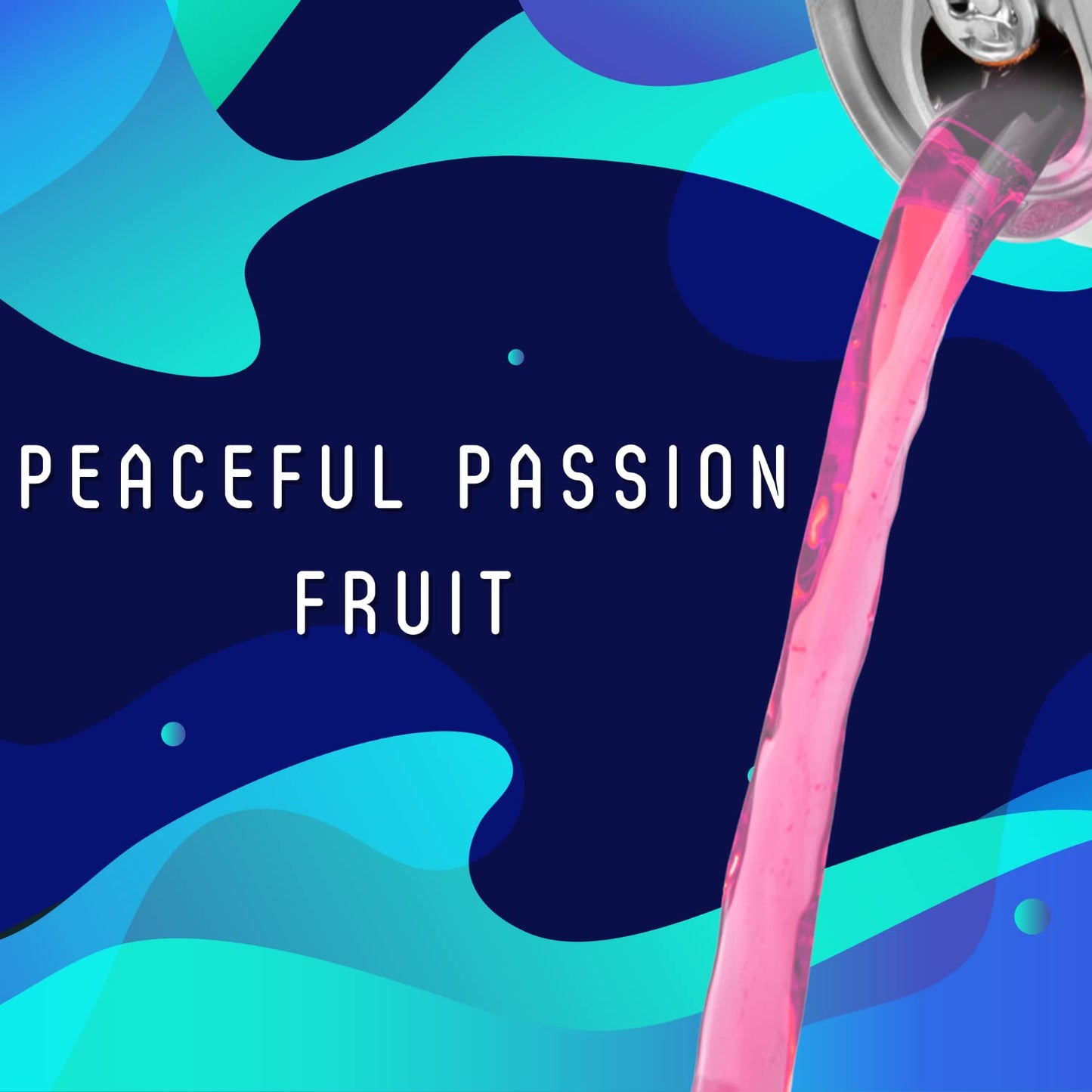 Bob Ross The Joy Of Calm Peaceful Passion Fruit Calming Sparkling Beverage With 2 Gosutoys Stickers (2 Pack)