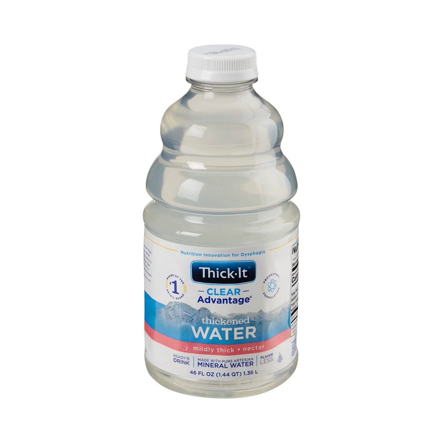 Thick-It Clear Advantage Mildy Thick Water, Nectar Consistency, Ready-to-Drink, Digestible Swallowing Aid, Hydration on the Go,
