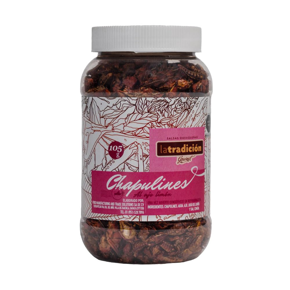 Chapulines (grasshoppers) - Gourmet edible insects, Healthy Snack, Super Food, Mexican Gourmet Artisan Product from Oaxaca Mexic