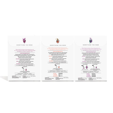 Pique Tea Organic Fruit & Floral Tea Crystals Sampler - Beauty, Rejuvenate, Calm - 42 Single Serve Sticks (Pack Of 3)