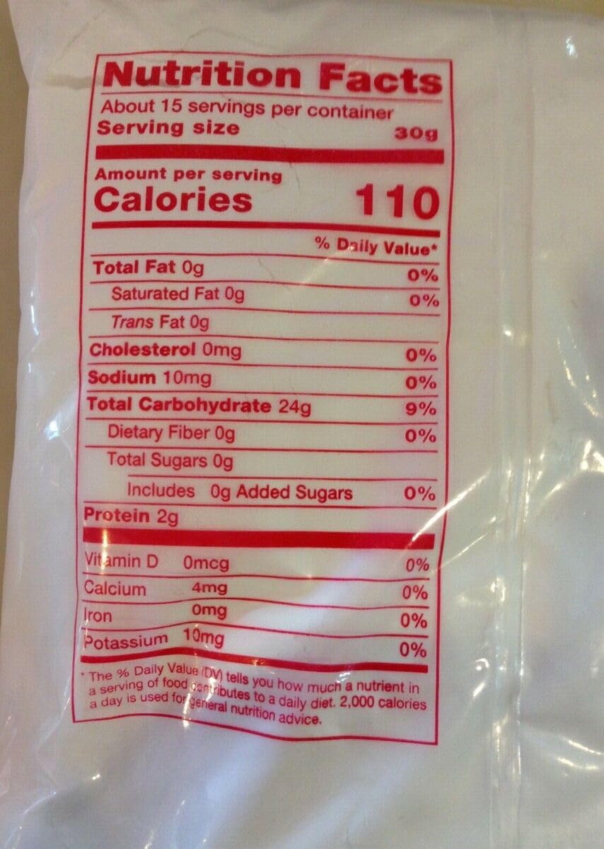 Thai Rice Flour 16 Oz (Basic), 1 Lb (Pack Of 3) Thailand Traditional Water Milled Rice Flour, Great For Cooking & Baking