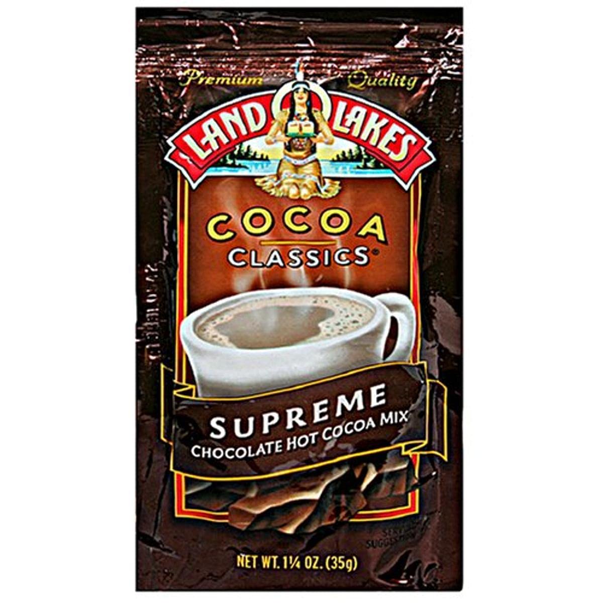 Land O Lakes Cocoa Classics Hot Cocoa Mix - Supreme, 1.25-Ounce Packets (Pack of 72)