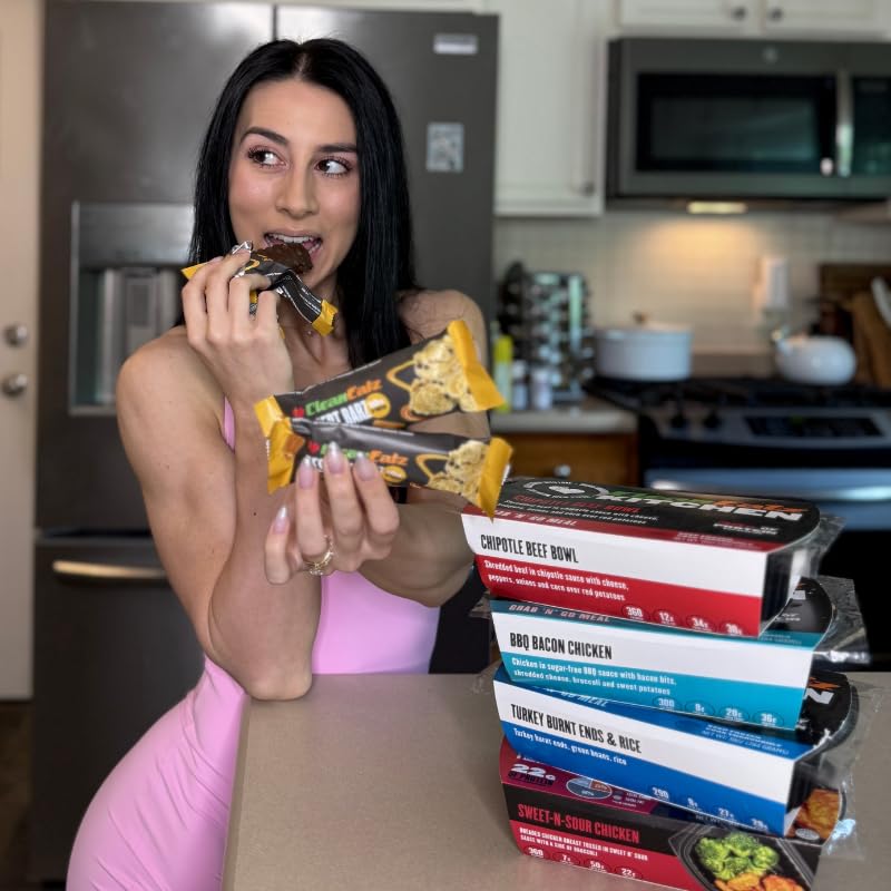 Clean Eatz High Protein Meal Plan Kit Prepared Frozen Meals Calorie-Controlled Entree Pack High Calorie Nutrients Dense Pack of 6 Prepared Meals Single Serving Lunch & Dinner