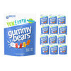 YumEarth Gummy Bears, Assorted Flavors, 10 Snack Packs Per Bag (Pack of 12)
