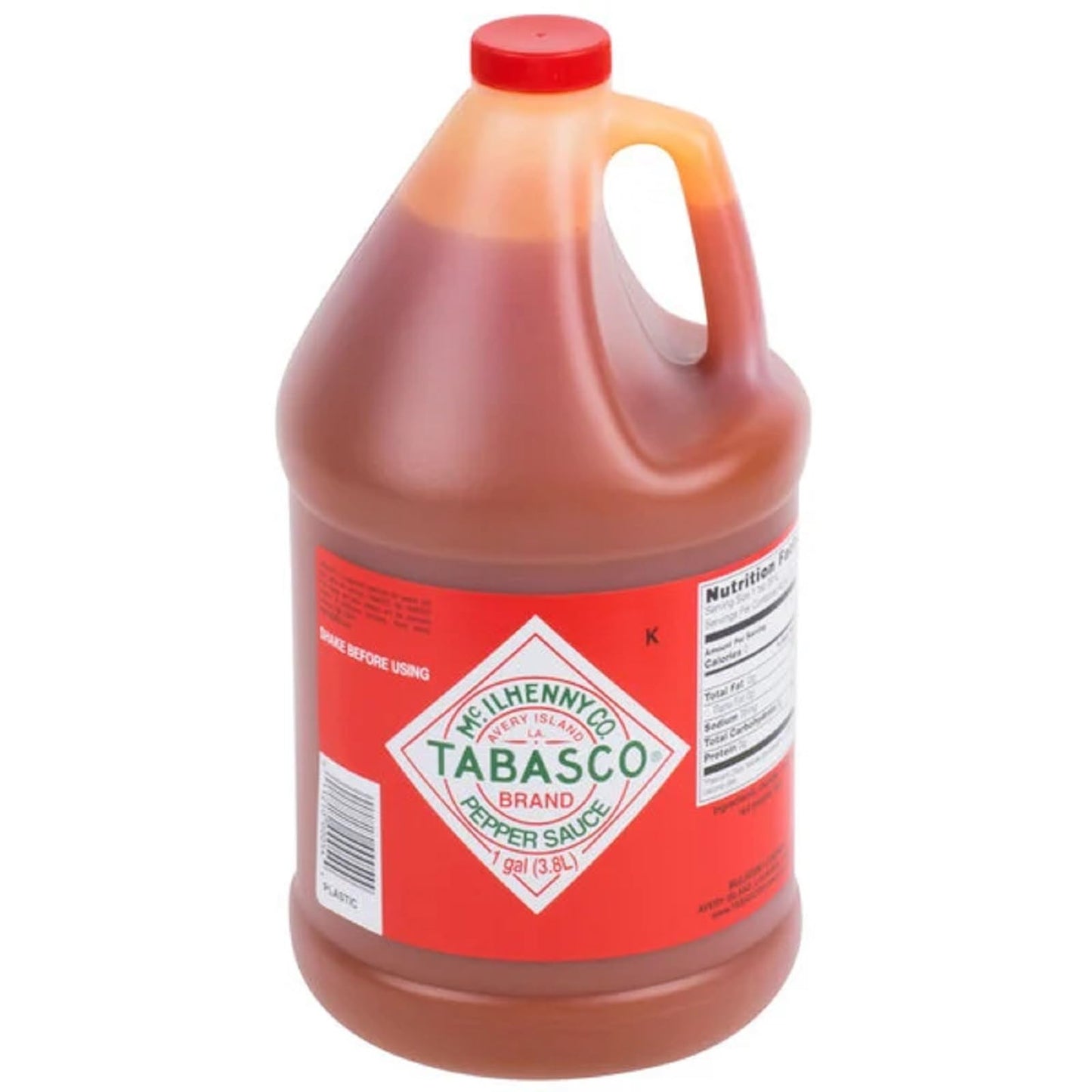 Tabasco Pepper Sauce, 128 Ounce Plastic