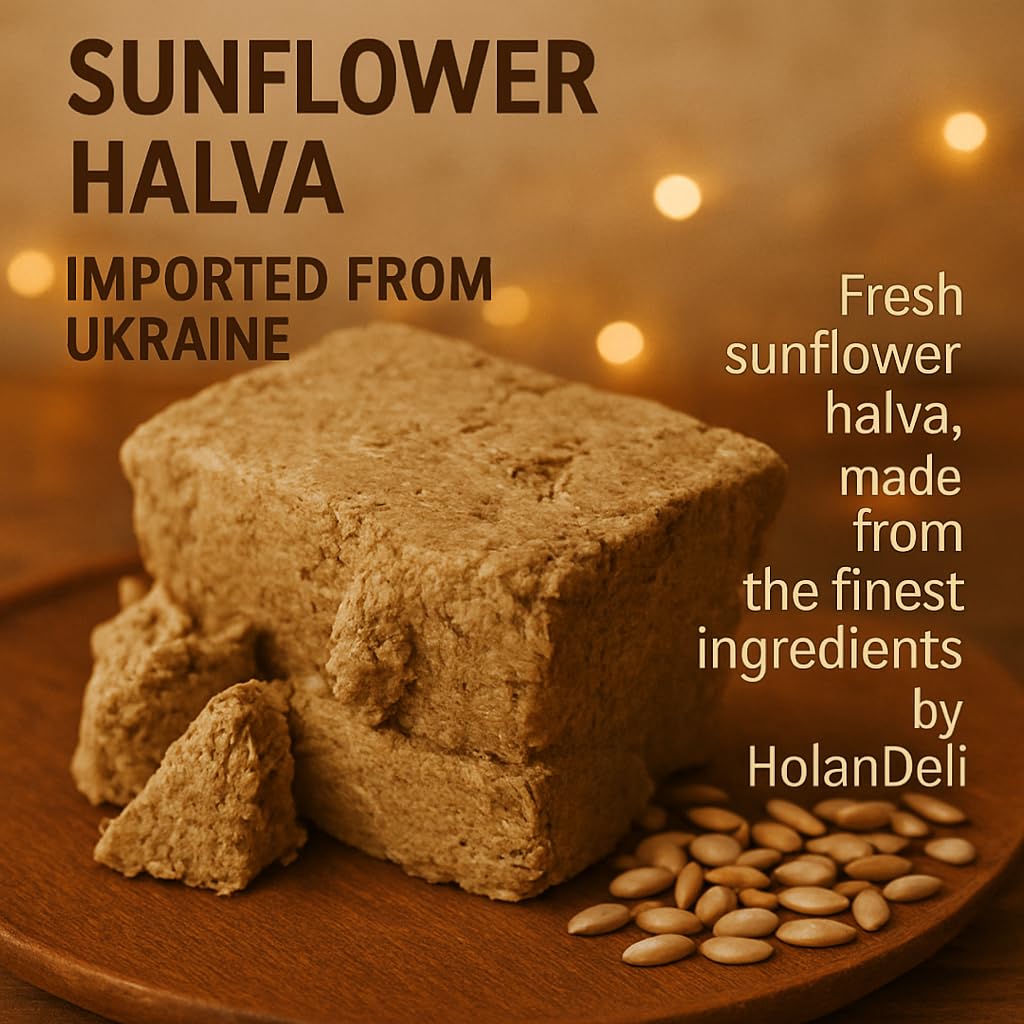 Sunflower Halva 12Oz. Holandeli Imported From Ukraine Halva.