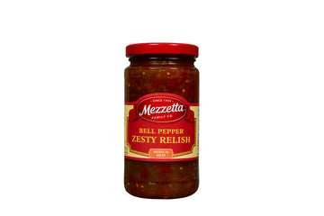 Mezzetta Bell Pepper Zesty Relish | Medium Heat | 12 Fluid Ounce Jar (Pack Of 6)