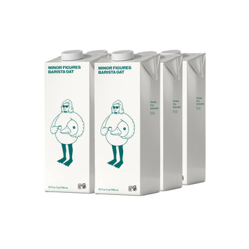 Minor Figures - Oat Milk - Standard - Barista Standard - 32 Oz - 6 Pack - Non Gmo - Plant Based - Vegan - Dairy Free - Shelf Sta