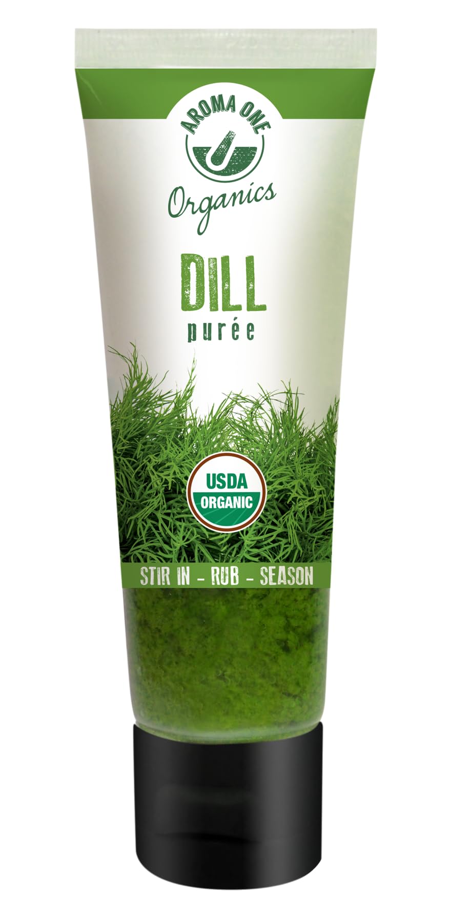 Aroma One Dill Puree Paste - Organic Herb Concentrate for Cooking, Seasoning & Sauces - Fresh Flavor Enhancer, Non-GMO, Gluten-F