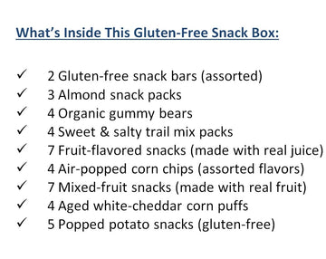 Foxy Fane Gluten-Free Snack Box - 40 Count Holiday Gift Pack with Chips, Nuts, Bars, Popcorn