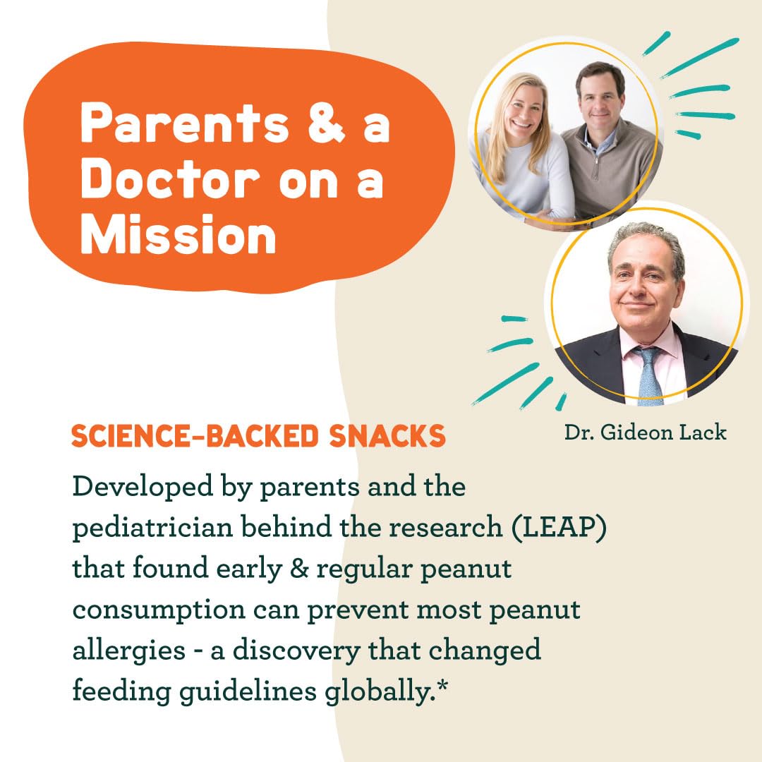 Mission Mightyme Nutty Puffs - Peanut Butter Puffs Variety Pack - Pediatrician Developed - Usda Organic, Plant-Based Protein, Gl