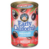 Early California Low-Sodium Medium Ripe Pitted Olives, 12 Pack of 6 oz Cans, Reduced Sodium Large Black Ripe