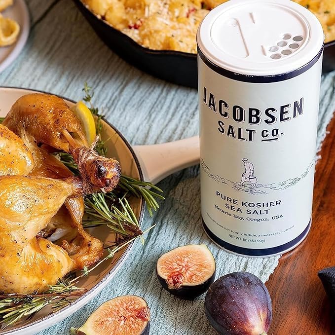 Jacobsen Salt - Chef Jar - Flake Finishing Salt - 17.6 Oz